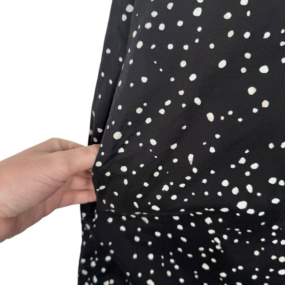 Eileen Fisher Organic Cotton Polka Dot A-Line Dress Size S/P - Picture 4 of 8